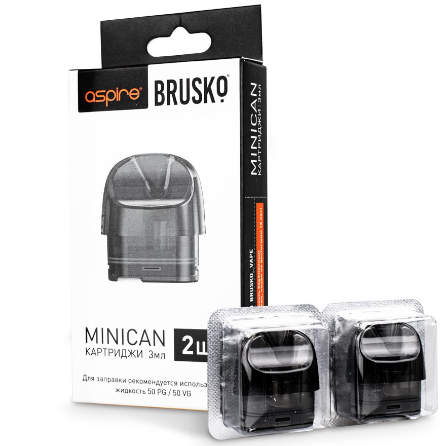 Картридж Brusko Minican 1.0 ohm 3мл (1шт)