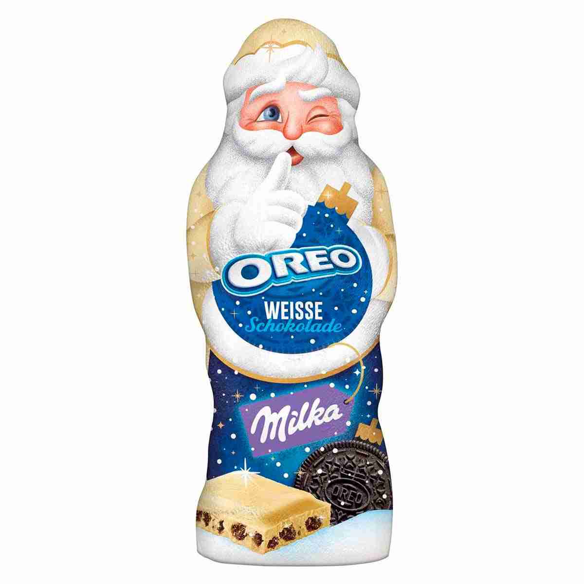 Шоколадный Санта Milka & OREO Xmas Santa White, 100 г