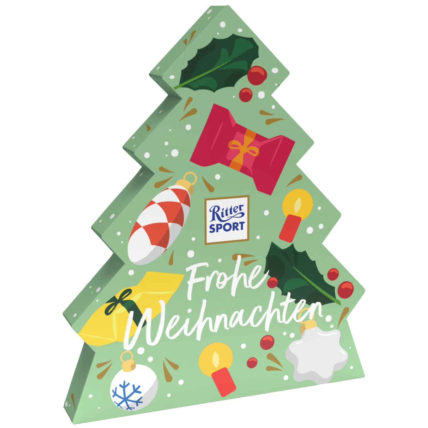 Шоколад Ritter Sport Christmas Tanne Новогодняя Пихта, 115 г