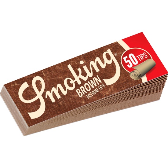 Типсы Smoking Medium Size Brown 50шт